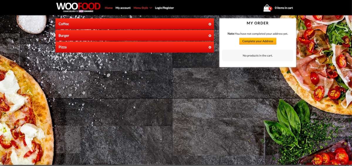 Pizza Restaurant Demo