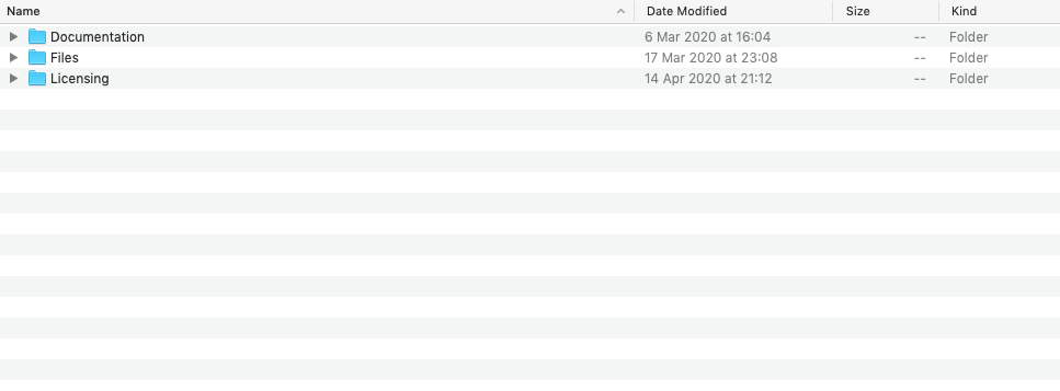 woofood plugin files contents screenshot