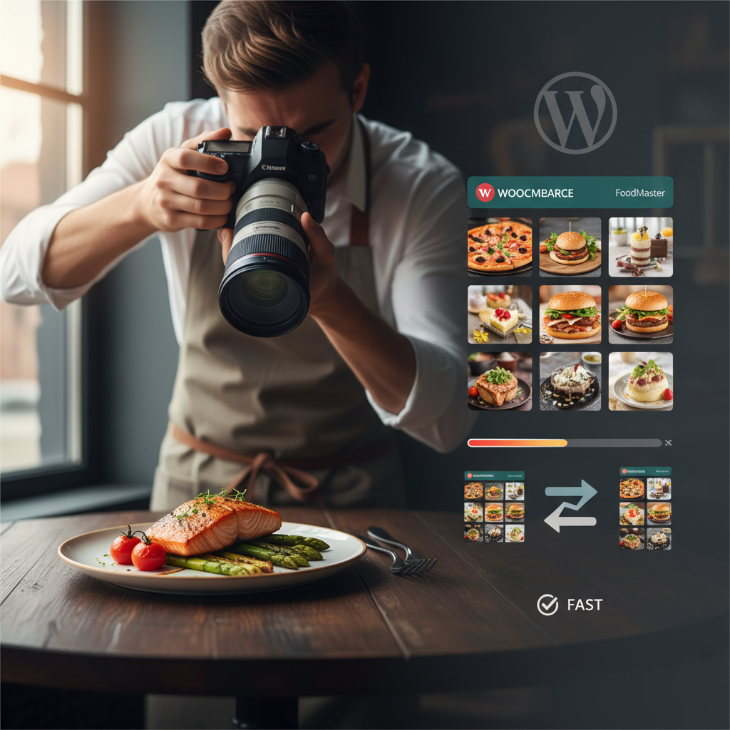 How to Optimize Restaurant Food Photography and Image Compression for Faster WooCommerce Menu Pages (Complete Guide)
