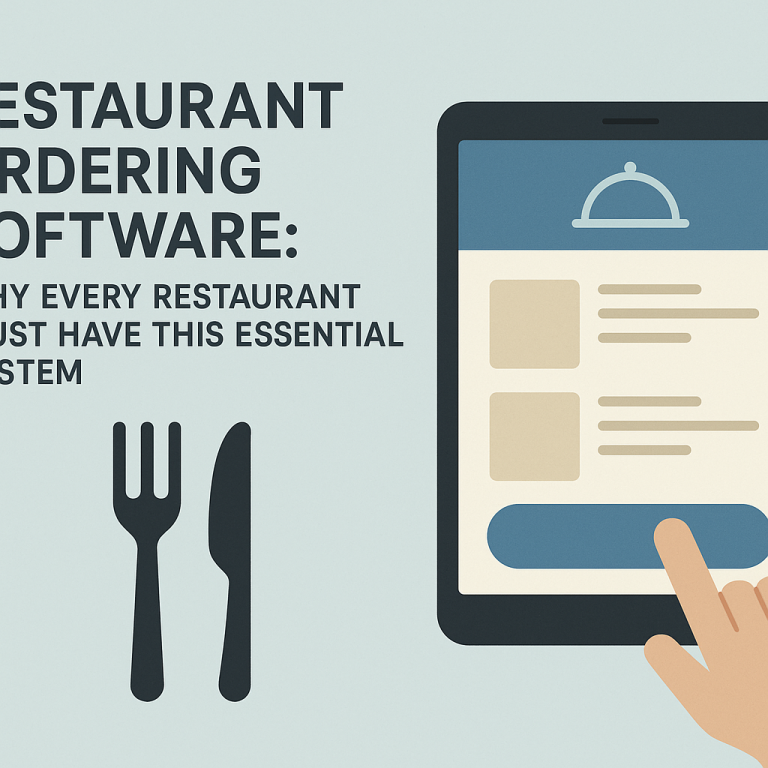 Restaurant Ordering Software: Why Every Restaurant Must Have This Essential System