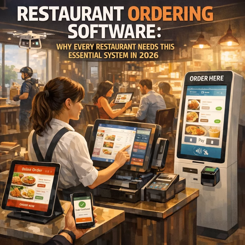 Illustration of Restaurant Ordering Software: Why Every Restaurant Needs This Essential System in 2026