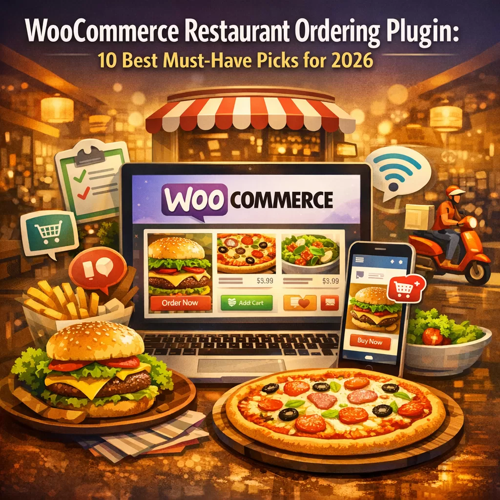 Illustration of WooCommerce Restaurant Ordering Plugin: 10 Best Must-Have Picks for 2026
