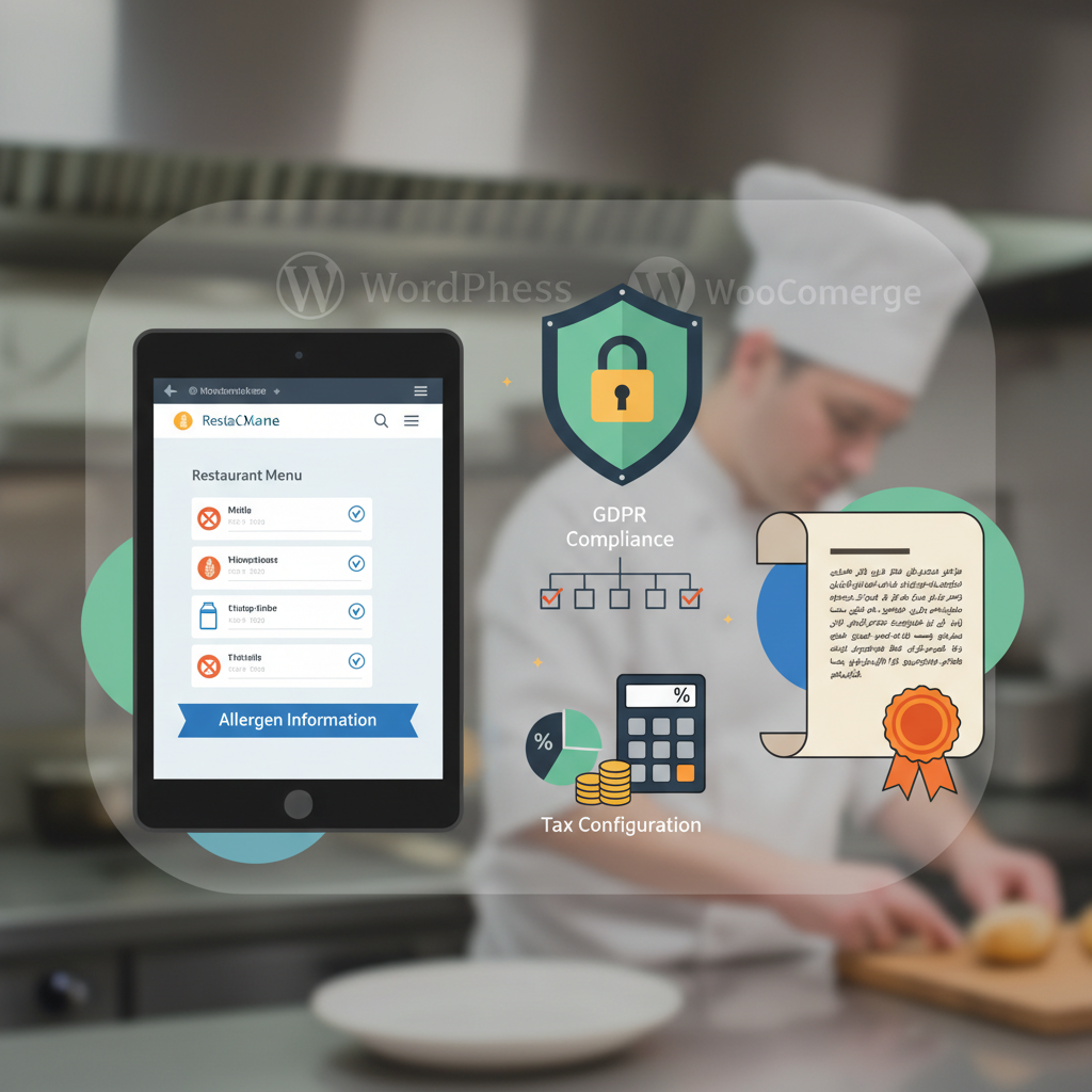 How to Handle Allergen Labeling, Tax Configuration, and GDPR Compliance for Your WooCommerce Restaurant Ordering Website: Legal Requirements Every Online Food Business Must Follow (Complete Guide)