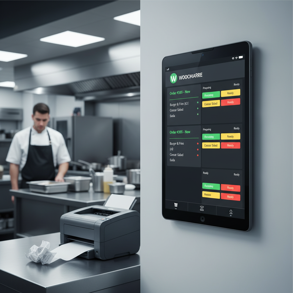 How to Set Up a Kitchen Display System (KDS) for Your WooCommerce Restaurant: Replace Paper Tickets with Real-Time Digital Order Screens (Complete Setup Guide)