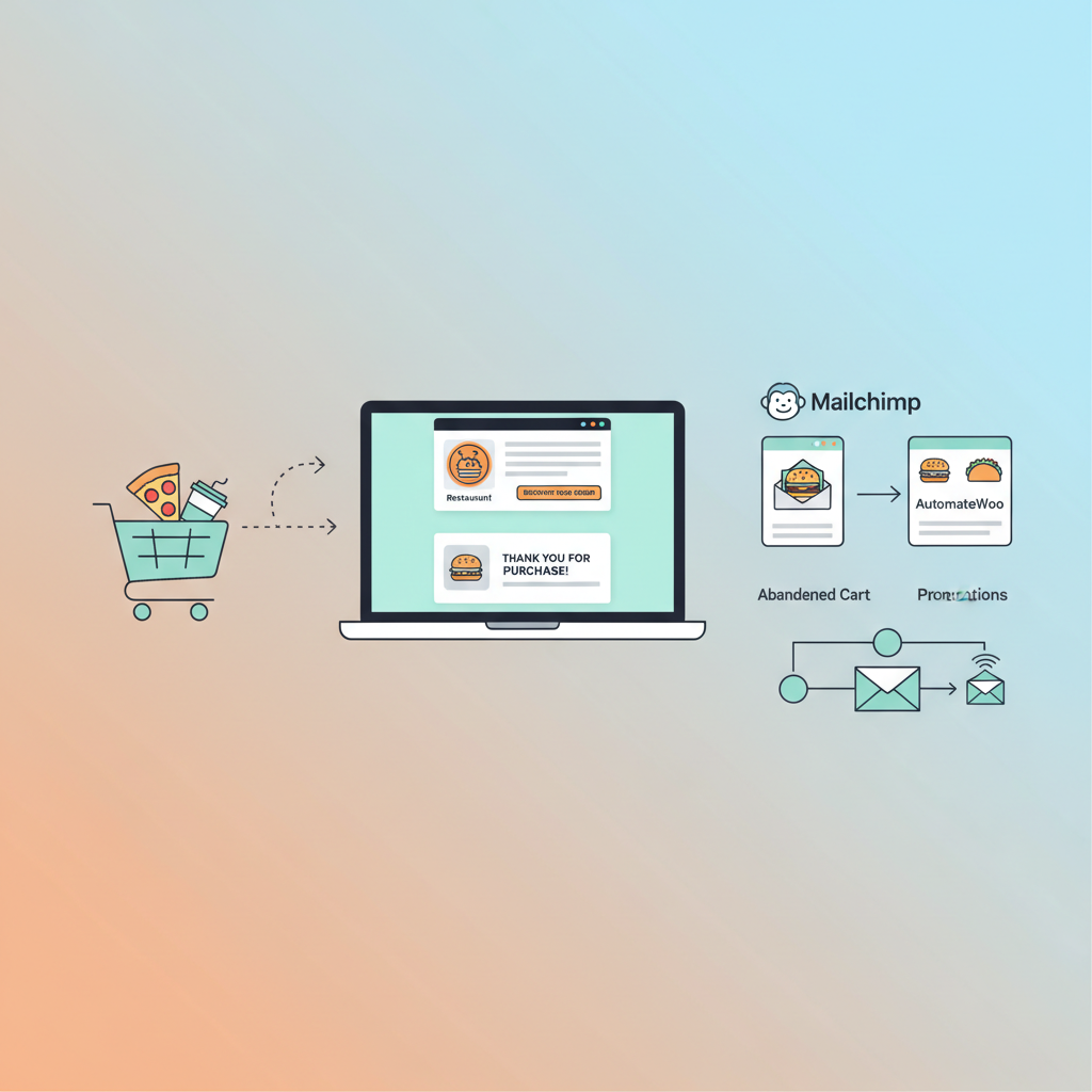 How to Set Up Email Marketing Automation for Your WooCommerce Restaurant: Abandoned Cart Recovery, Post-Order Follow-Ups, and Promotional Campaigns with Mailchimp and AutomateWoo (Complete Guide)