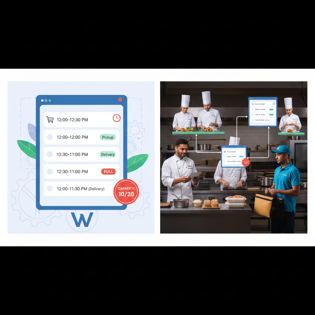 How to Set Up Time Slot-Based Ordering for Your WooCommerce Restaurant: Configurable Pickup and Delivery Time Slots, Slot Capacity Limits, and Preventing Order Overload During Peak Hours (Complete Guide)