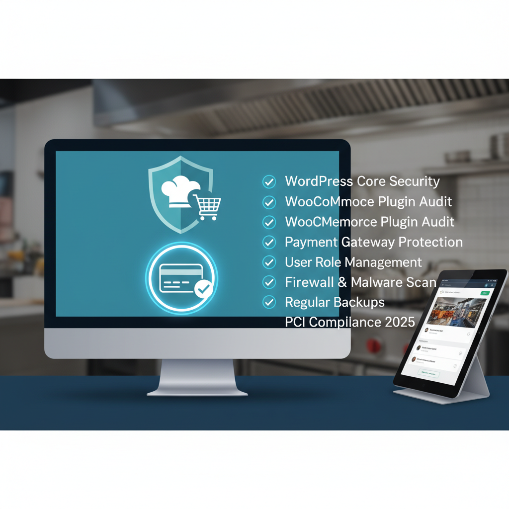 How to Secure Your WooCommerce Restaurant Website: WordPress Security Checklist for 2025