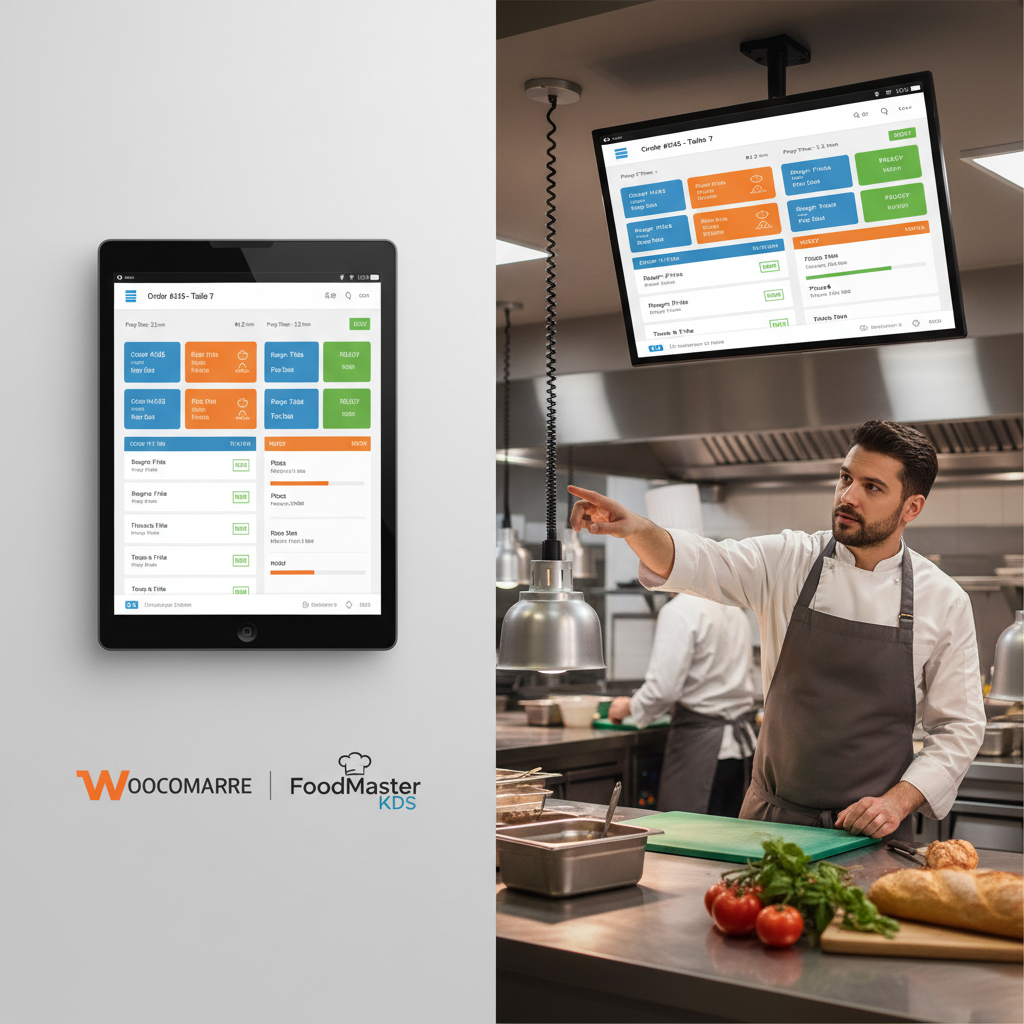 How to Add a Kitchen Display System (KDS) to Your WooCommerce Restaurant: Ticket Screens, Prep Times & Order Flow