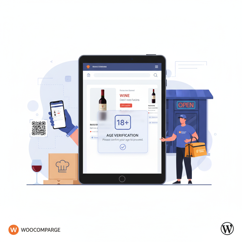 How to Add Age Verification to Your WooCommerce Restaurant for Alcohol Delivery & Pickup Orders