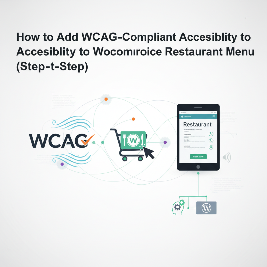 How to Add WCAG-Compliant Accessibility to Your WooCommerce Restaurant Menu (Step-by-Step)