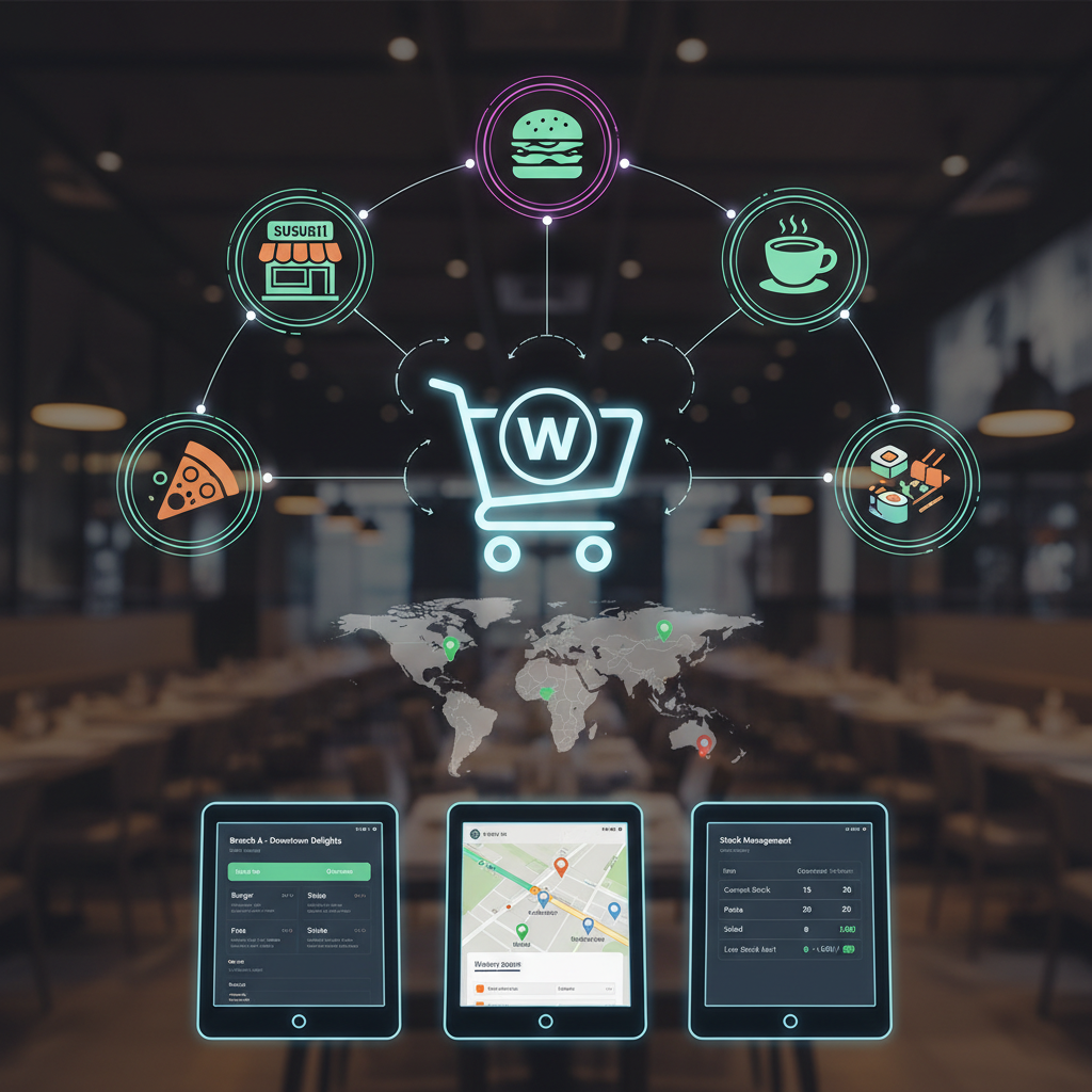 How to Set Up Multi-Location Restaurant Ordering in WooCommerce (Menus, Zones & Stock per Branch)