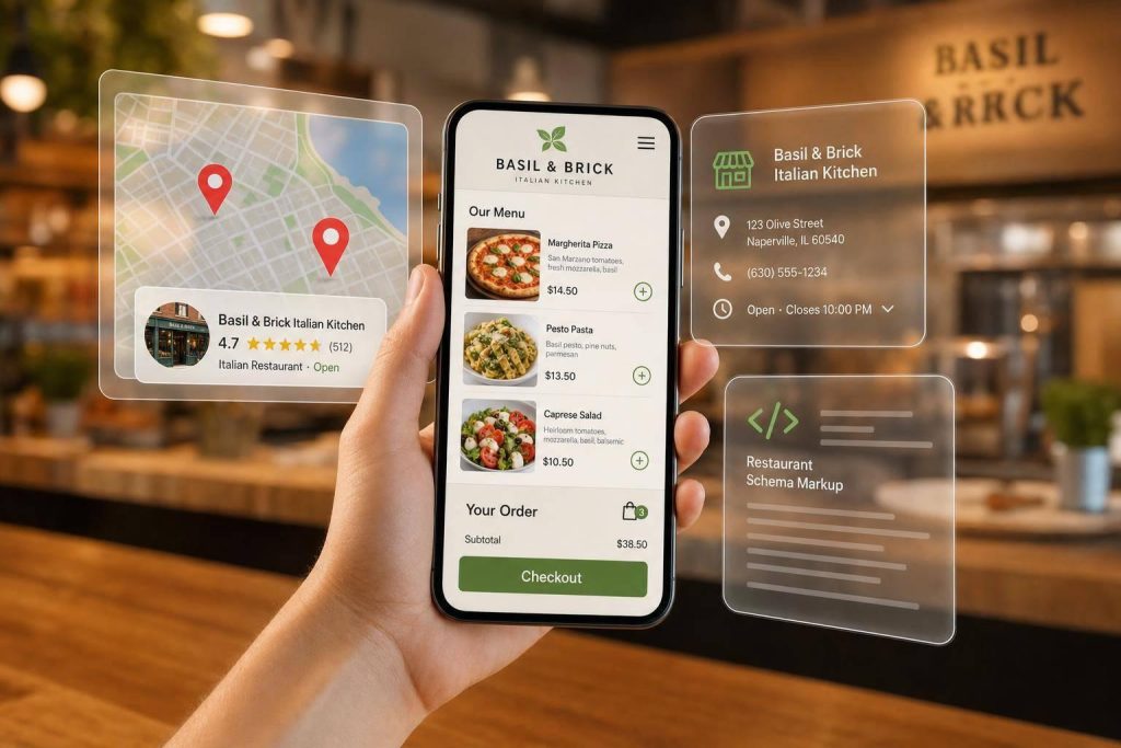 Local SEO Tips for Restaurant Ordering Websites
