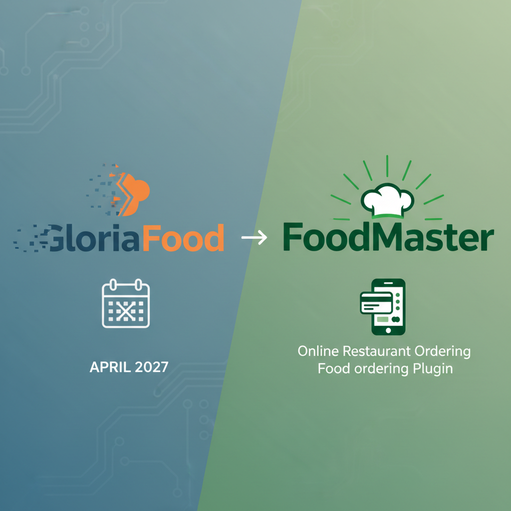 GloriaFood Alternative: Why FoodMaster Is the Best Replacement Before the April 2027 Shutdown